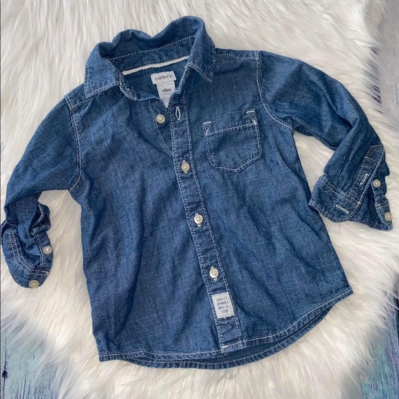Carter’s button up shirt size 18 mo. - Picture 1 of 1